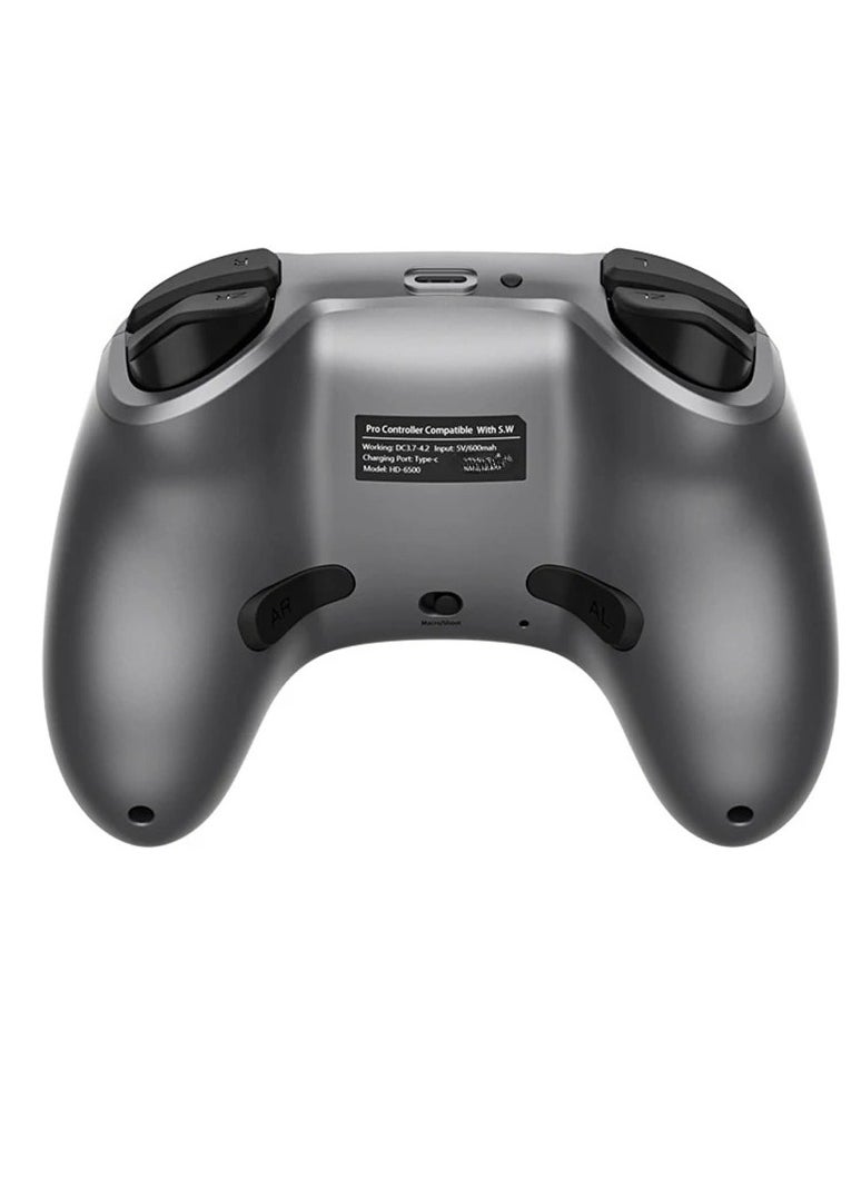 Game Controller, Sturdy And Durable Bluetooth Controller, Lightweight Portable Wireless Gamepad Joystick, Gaming Controller Joystick For Computer Gaming Console, (1pc, Black And Grey)