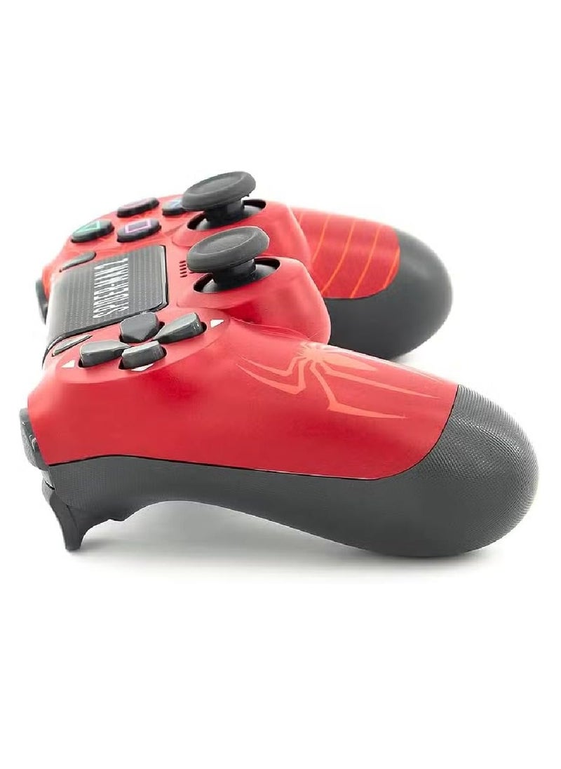 Wireless Controller for PS4 - DualShock 4 with Ergonomic Design & Advanced Features, Double-Motor Vibration for Enhanced Gameplay - red