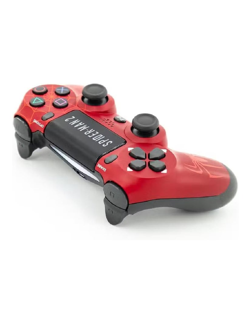 Wireless Controller for PS4 - DualShock 4 with Ergonomic Design & Advanced Features, Double-Motor Vibration for Enhanced Gameplay - red