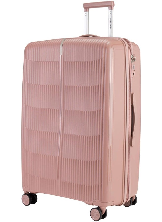 Pierre Cardin Unbreakable Luggage Set of 3, Expandable and Anti Theft Double Zipper Suitcase
