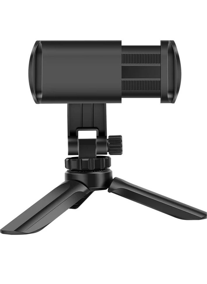 Mini Tripod, Multi Angle Adjustment Smartphone Camera Stabilizer, Lightweight Easy To Carry Mobile Holder, Portable Tripod For Live Streaming For Vlogging, (1pc, Black)
