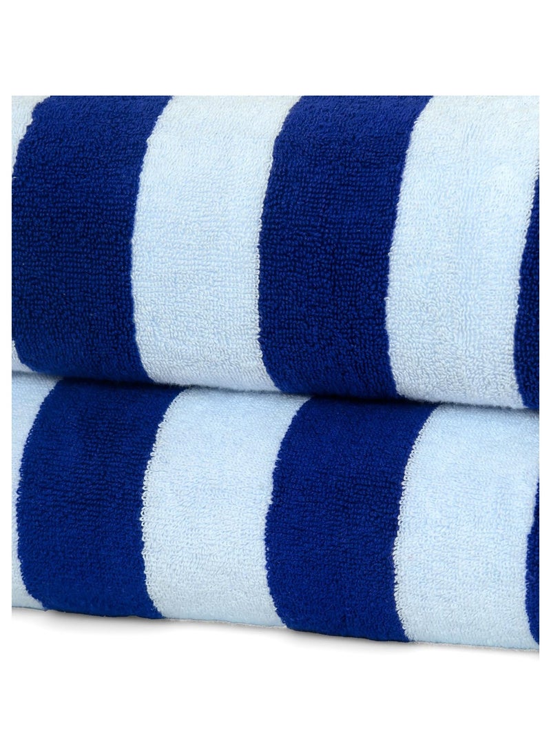 2-Piece Bath Towels, 100% Combed Cotton Superior Quality Towels, Quick Dry Highly Absorbent, Thick, Soft and Hotel Bathroom Towels for Bath and Spa