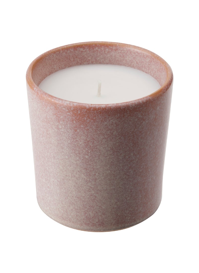 Scented Candle In Ceramic Jar Jasmine/Pink 50 Hr