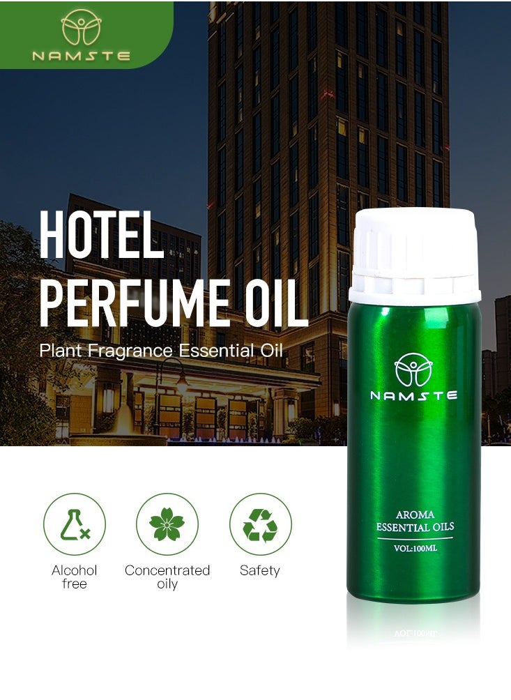 Aroma Oil Hotel Essential Oils Aromatherapy Oil With Bergamot Flower Lily Of The Valley Luxury Fragrance For Relaxing Oil Yoga And Sleep-Hilton