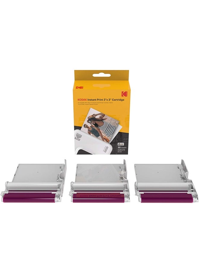 KODAK Instant Print 3'x3' Cartridge 60 Prints Mini Shot Combo