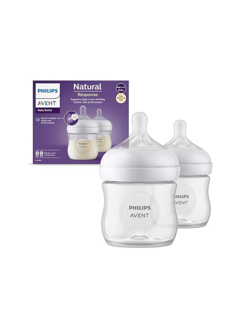 AVENT Philips Natural Bottle, 125ml- Pack of 2