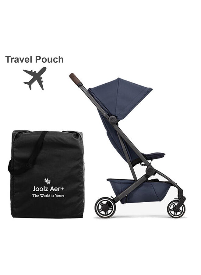 AER+ Lightweight & Compact Travel Stroller - Portable One-Hand Fold Design - Ergonomic Seat for Infant & Toddler (up to 22 KG) - XXL Sun Hood - Stroller for Airplane -Travel Pouch- Sage Green