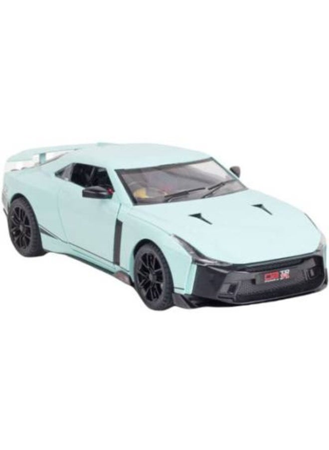 Nissan GT-R50 1:24 Metal Diecast Model Car Toy – Sound & Light Features, Pull Back Action, Perfect for Collectors