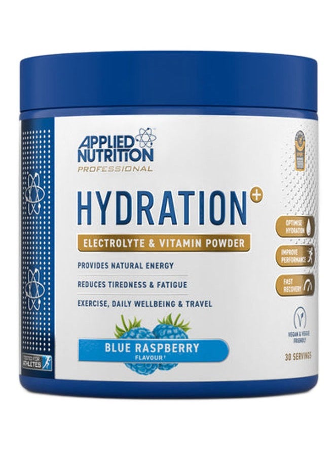 Hydration+ Complete Electrolyte & Vitamin Blue Raspberry 240 Gm