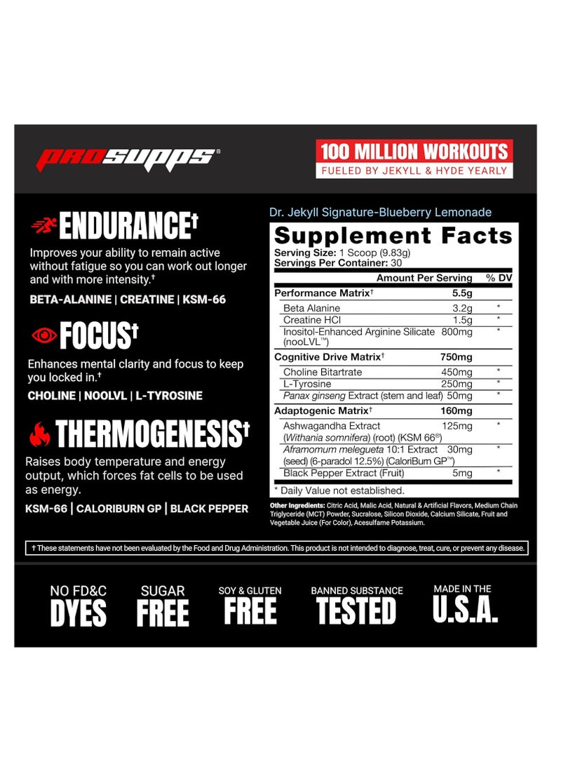 Prosupps Dr. Jekyll Signature Stimulant Free Pre-workout 30 serving Orange