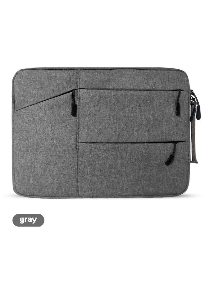 Laptop Protective Bag with Large Side Pocket Laptop Sleeve 15.6 Inch for 15 Inch MacBook Air/MacBook Pro/Notebook Dark Grey