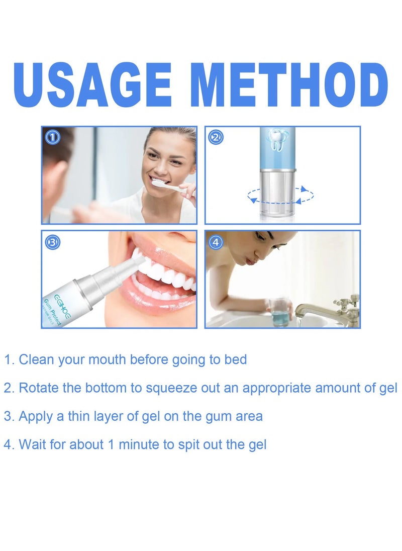 Teeth Whitening Essence, Tooth Repair Toothpaste Gel Relief Gum, Teeth Whitening Pen With Instant Results, Safe And Gentle Teeth Oral Clean Stain Remover Pen For Teeth To Reduce Yellowing (1pc)
