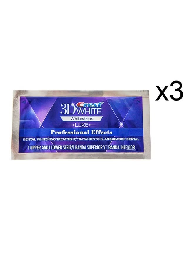 3-Piece 3D Teeth Whitening Kit - Professional Effects 15grams