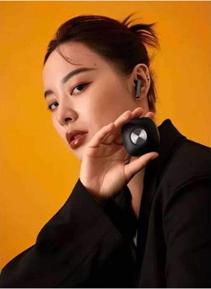 FIIL CC Key ENC Dual Mic Fast Connection Wireless Earphones Noise Canceling Bluetooth 5.3 Support Dual Device Switching for Android Music and Game Black (English Updated Version)