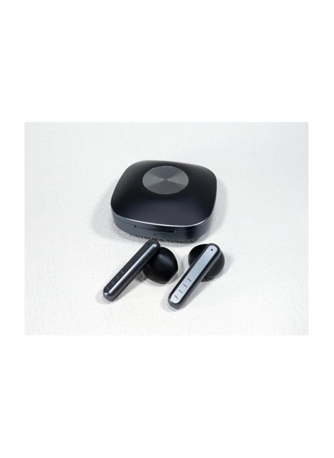 FIIL CC Key ENC Dual Mic Fast Connection Wireless Earphones Noise Canceling Bluetooth 5.3 Support Dual Device Switching for Android Music and Game Black (English Updated Version)