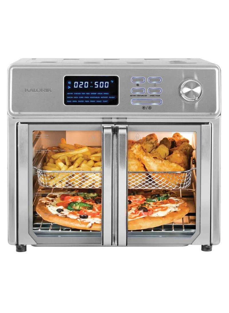 MAXX® 26 Quart Digital Air Fryer Oven with 5 Accessories and Quiet Mode