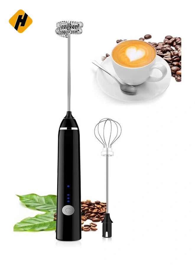 3 In 1 Electric Foam Maker, Egg Beater, Drink Mixer. USB Rechargeable, Mini Blender For Coffee Latte Cappuccino Hot Chocolate