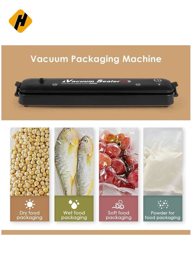 Vacuum Sealer Machine, Automatic Food Sealer with 30 PCS Vacuum Bags, Vacuum Air Sealing System for Food savers Portable Sealer Food Vacuum Sealer Machines for Kitchen Food Storage Saver