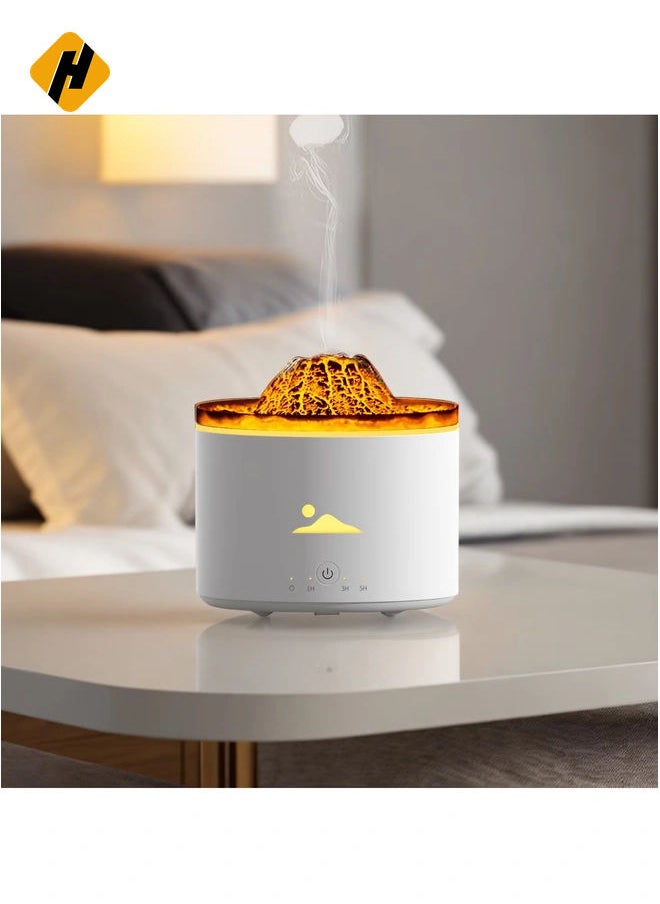 Large Capacity Volcanic Aroma Diffuser - Volcano Jellyfish Smoke Ring Humidifier with Remote Control