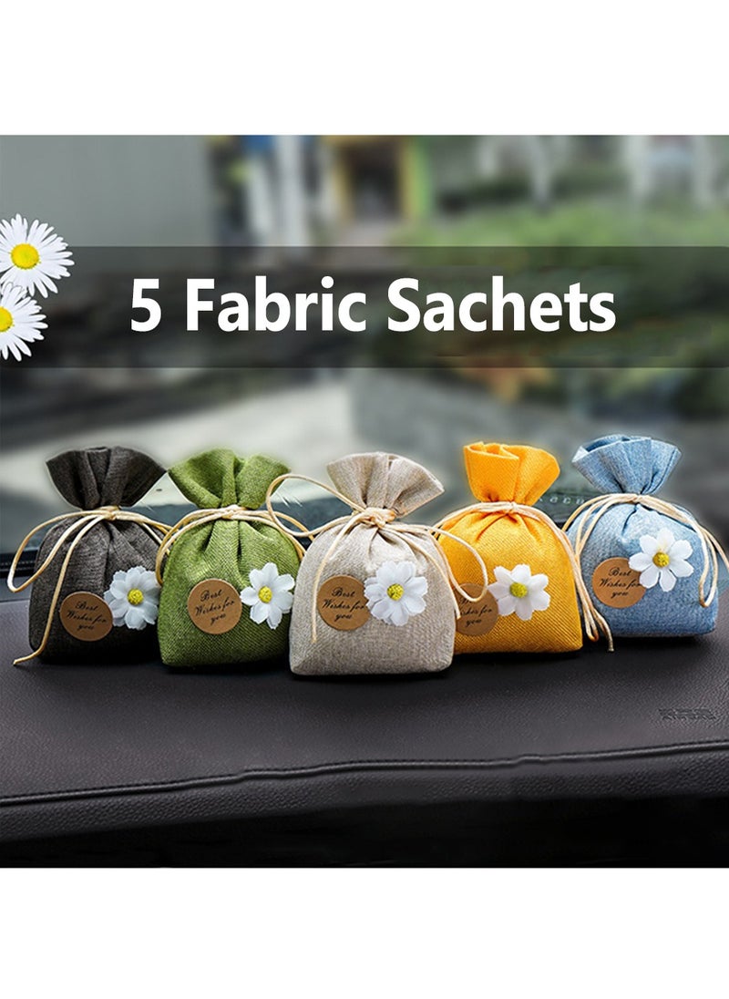 5 Pcs Perfume Fragrance Sachets,Lavender Sachet Bags,Lavender Sachets for Drawers and Closets,Sachet Bags Scented for Men,with Long-Lasting Fragrance