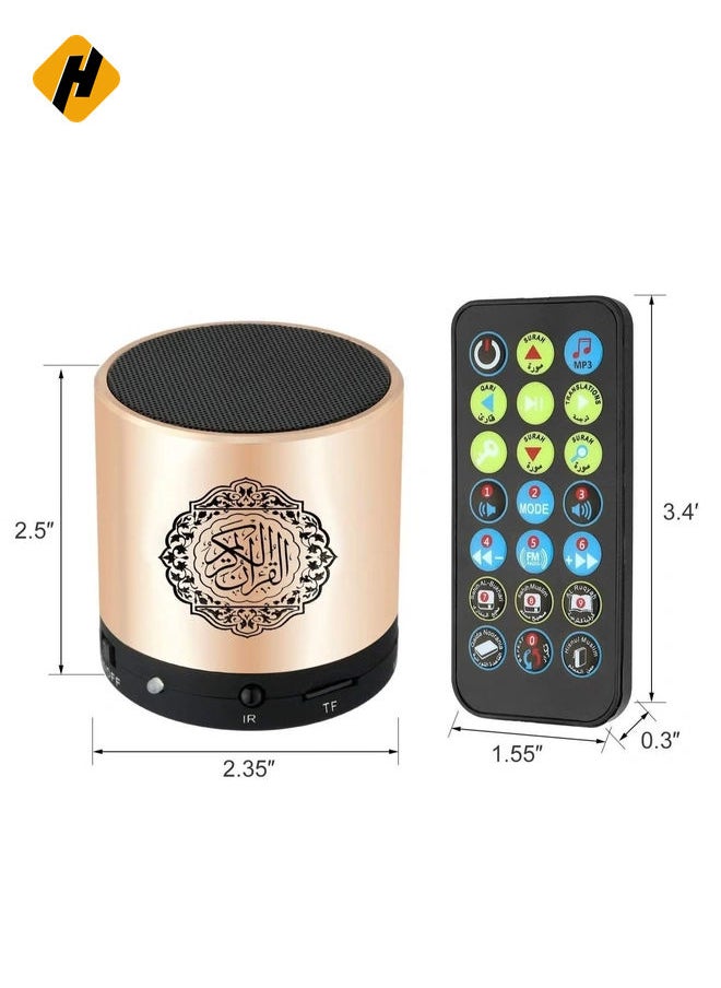 Remote Control Speaker Portable Quran Speaker MP3 Player 8GB TF FM Quran Koran Translator USB Rechargeable Speaker