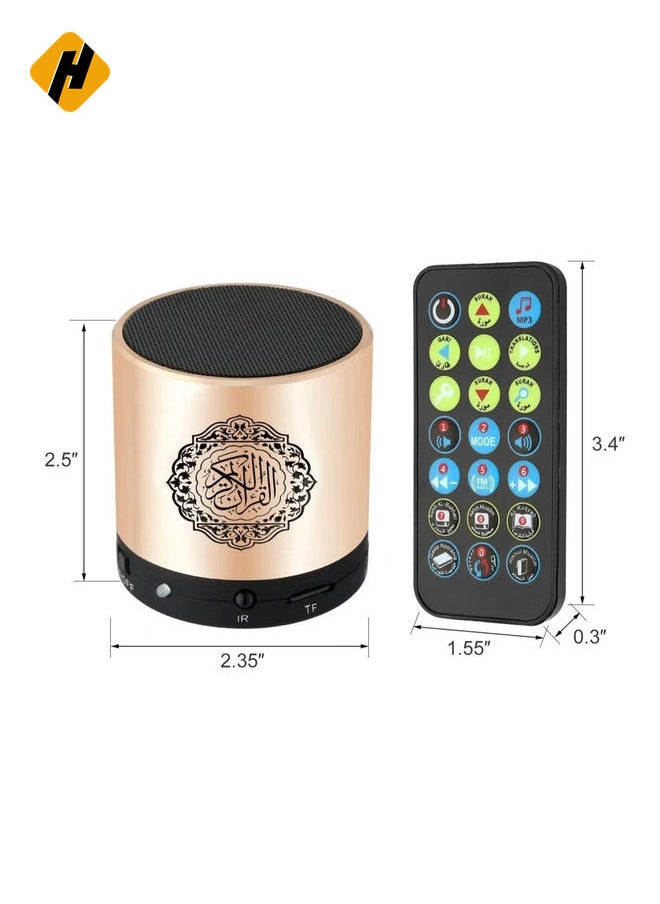 Remote Control Speaker Portable Quran Speaker MP3 Player 8GB TF FM Quran Koran Translator USB Rechargeable Speaker