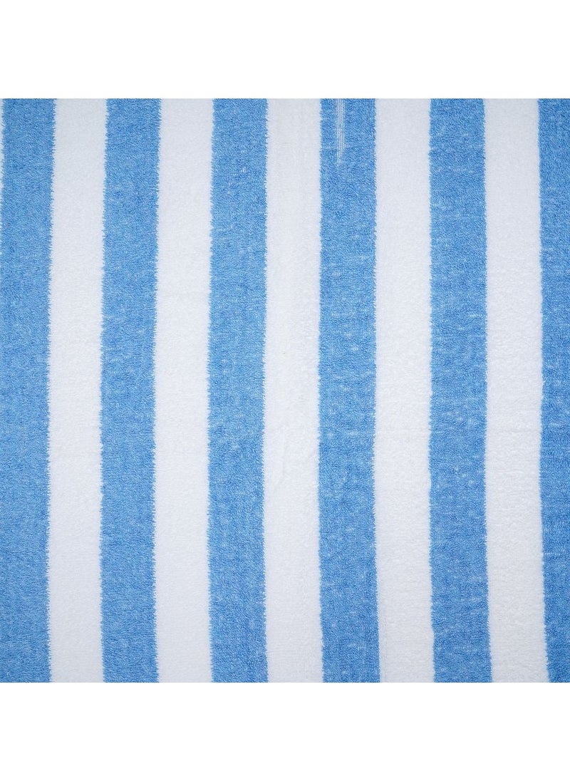 Bath Towel - 70X140 Cm - Blue And White Stripes 500 Gsm