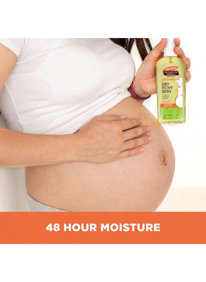 Palmer'S Cocoa  er Formula Soothing Oil With Vitamin E, Dry, Itchy Skin Relief, Pregnancy Safe Anti Itch Body Oil, 5.1 Ounces