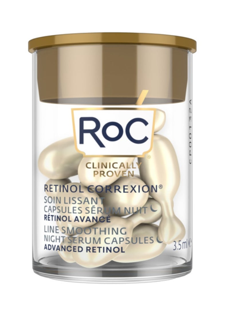 Roc Retinol Correxion Line Smoothing Night Serum 10 Caps