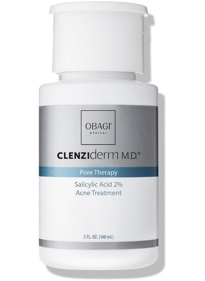 Obagi Clenziderm M.D. Pore Therapy Exfoliating Bha Toner   Unclogs Pores With 2% Salicylic Acid Acne Treatment 5 Oz