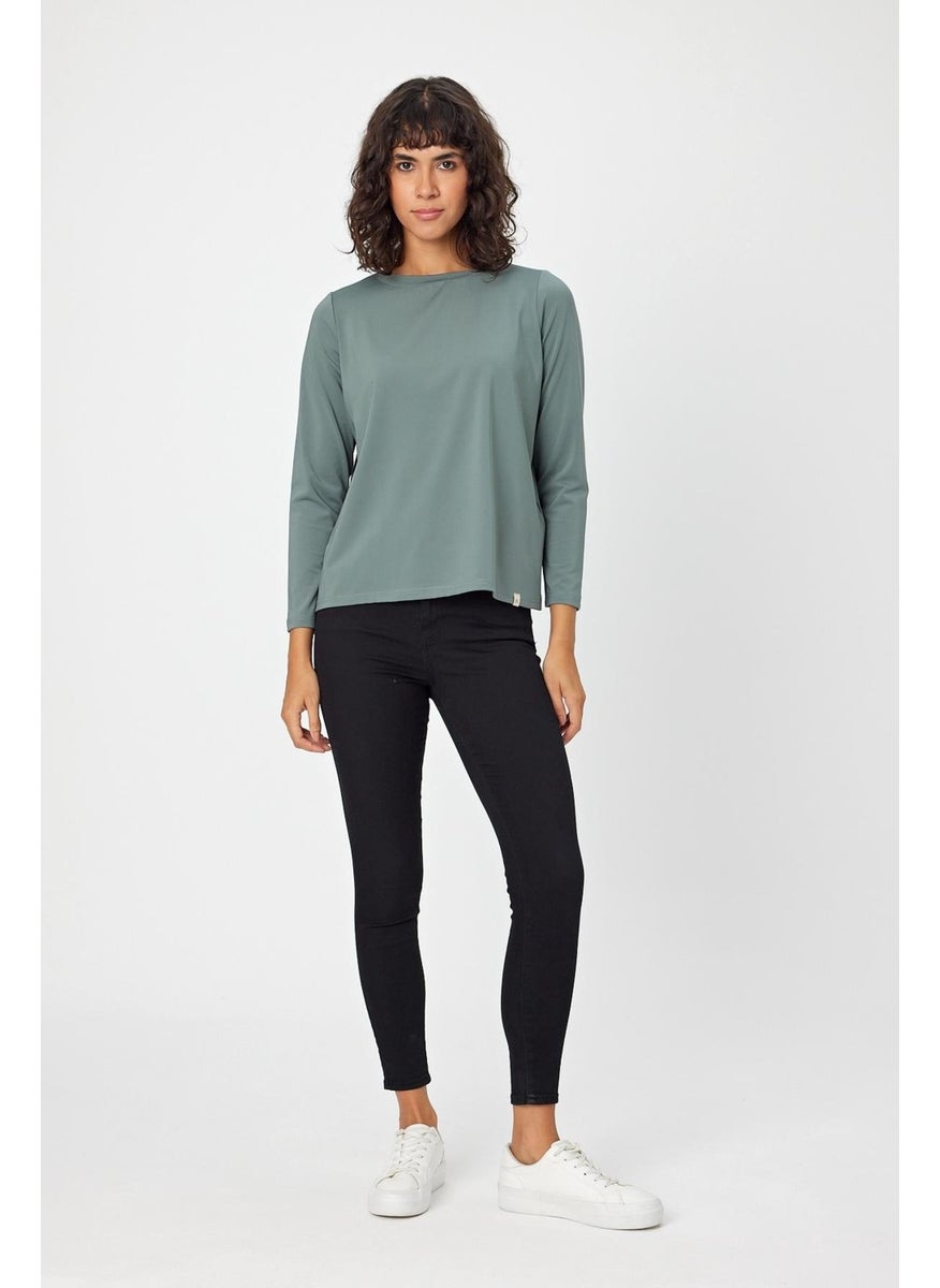 Alexandergardi Long Sleeve Mercerized Fabric T-Shirt (AGSWEAT00)