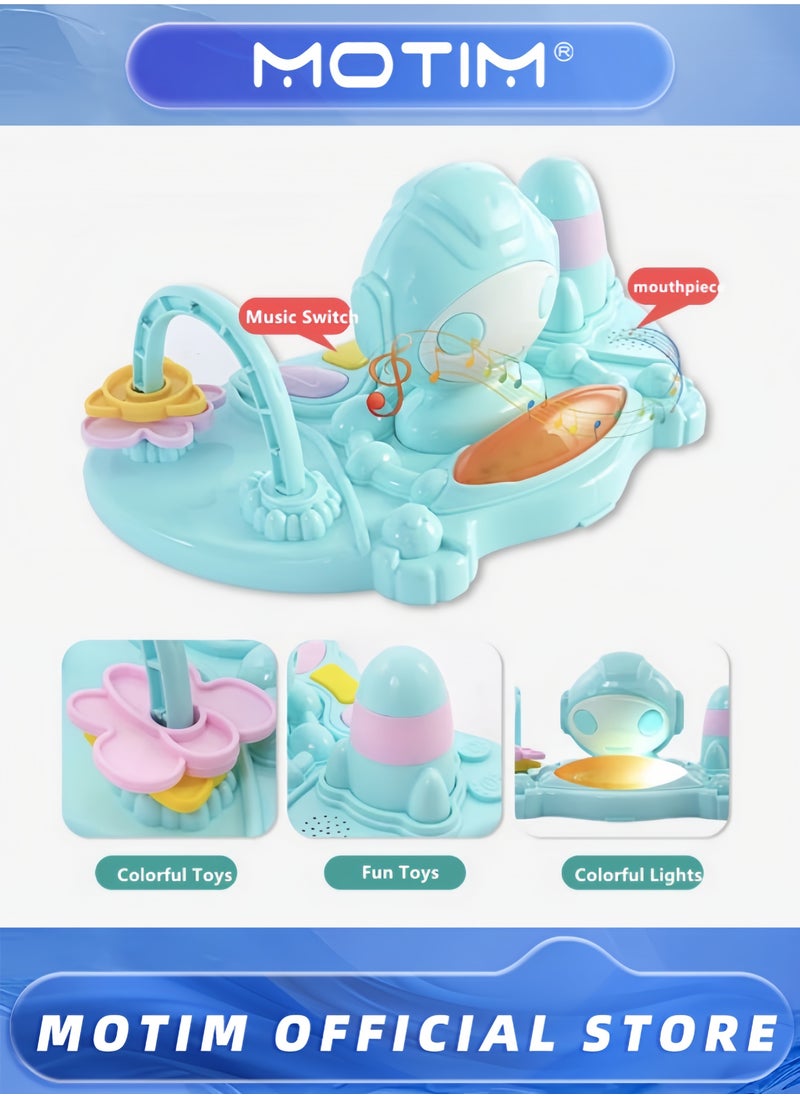 Baby Walker Anti-O-Leg Multi-Function Anti-Rollover One-Year-Old Baby Three-in-One Can Sit On A Stroller Walker Foldable Activity Walker Helper with Adjustable Height