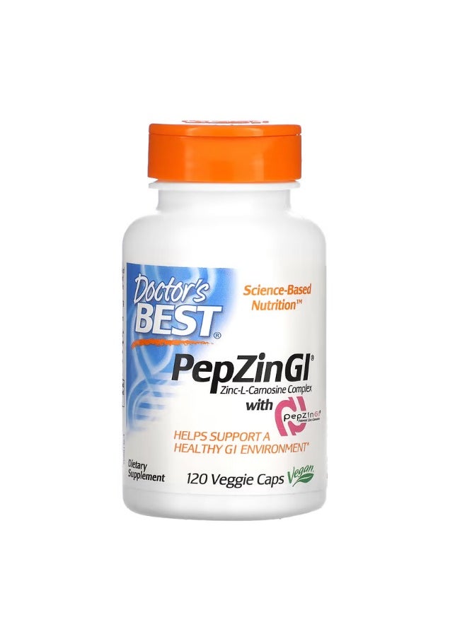 PepZin GI ZincLCarnosine Complex 120 Veggie Caps