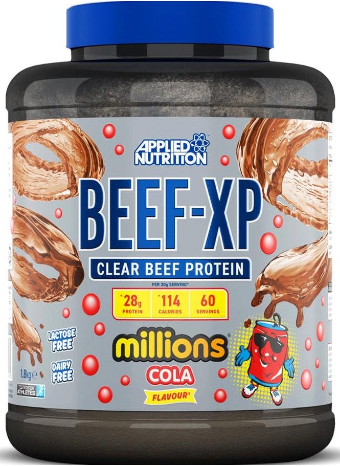 Beef Xp Clear protein isolate ( Millions Cola) 1.8 kg - 28g Protein, Lactose Free, Dairy free