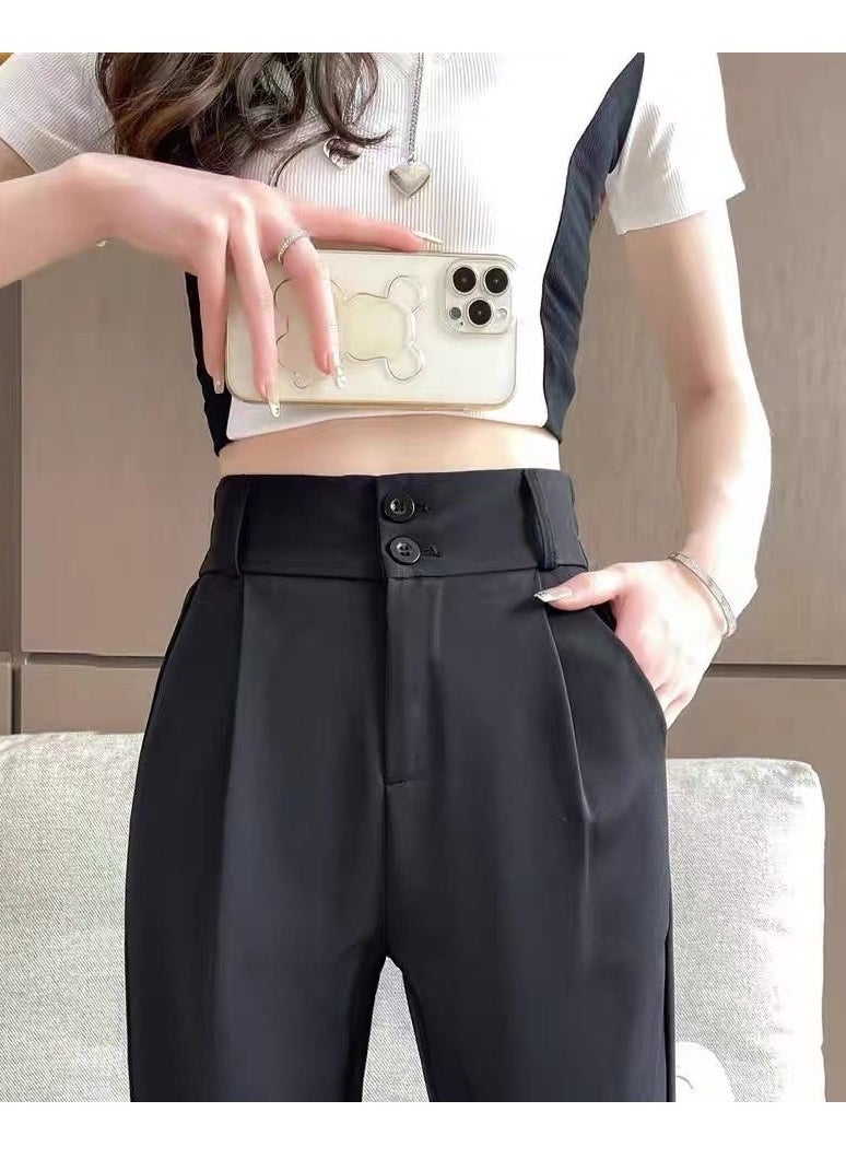 New Style Suit Pants, High-end Slim Fit Versatile Casual Wide Leg Pants