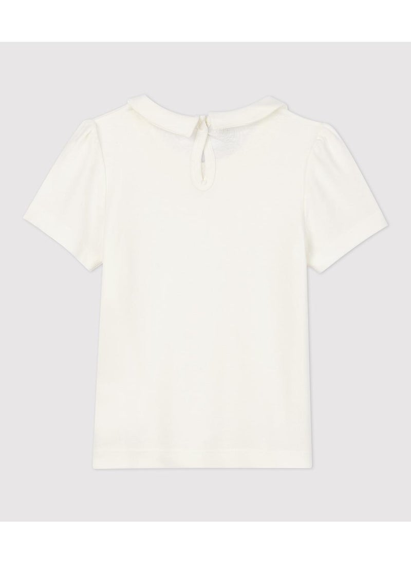 Girls' Short-Sleeved Organic Cotton T-Shirt