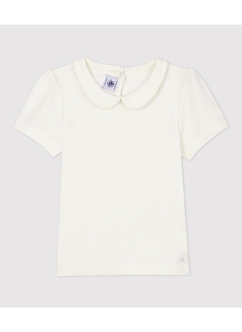 Girls' Short-Sleeved Organic Cotton T-Shirt