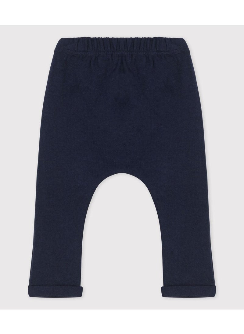 Babies' Thick Striped Jersey Trousers