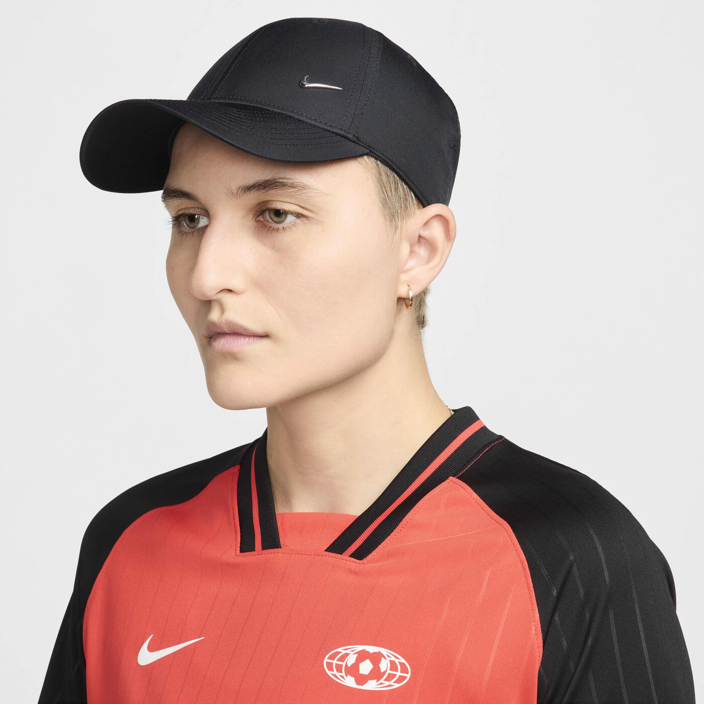 Club Structured Metal Swoosh Cap