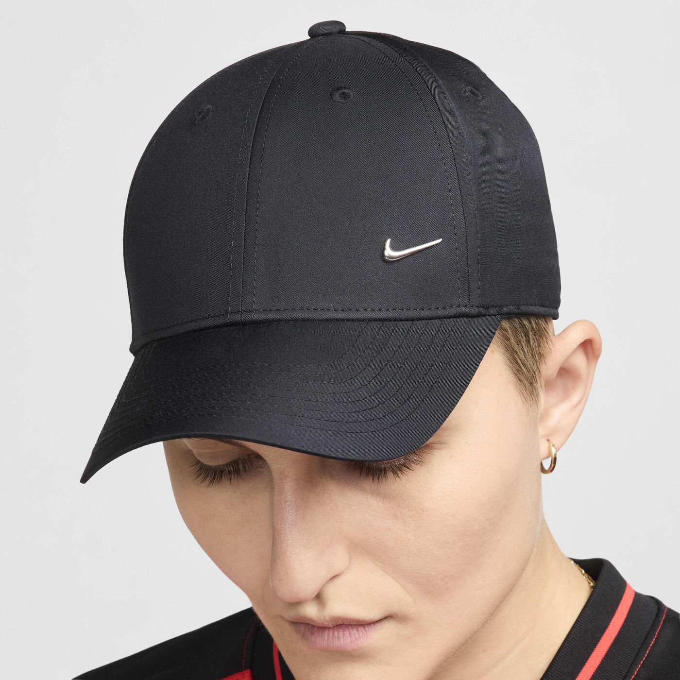 Club Structured Metal Swoosh Cap