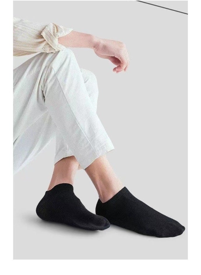 10 Pairs Unisex All Season Cotton Socks Breathable Sweat Absorbing Comfortable Odor Resistant