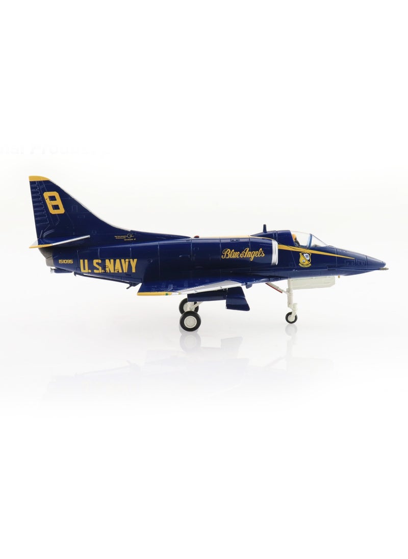 Douglas A-4E Skyhawk Diecast Model USN Blue Angels, #8, Tokushima, Japan, 2008