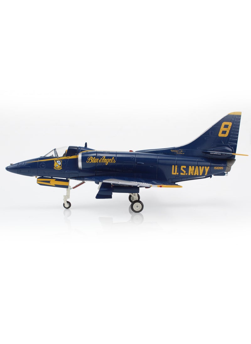 Douglas A-4E Skyhawk Diecast Model USN Blue Angels, #8, Tokushima, Japan, 2008