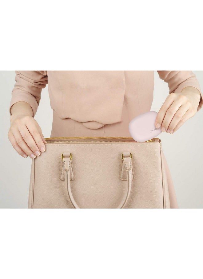 Mini Toothbrush Cover Rechargeable Travel Toothbrush Case With Holder For Houshold And Traving Or Business Trip Pink