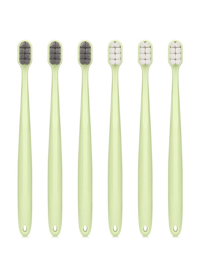 Extra Soft Toothbrushes For Adults Sensitive Gums, Upgraded 20000 Soft Bristles Toothbrush With 8 Holes, Compact Small Head Portable Micro Nano Toothbrush For Pregnant Women, Elderly, Braces