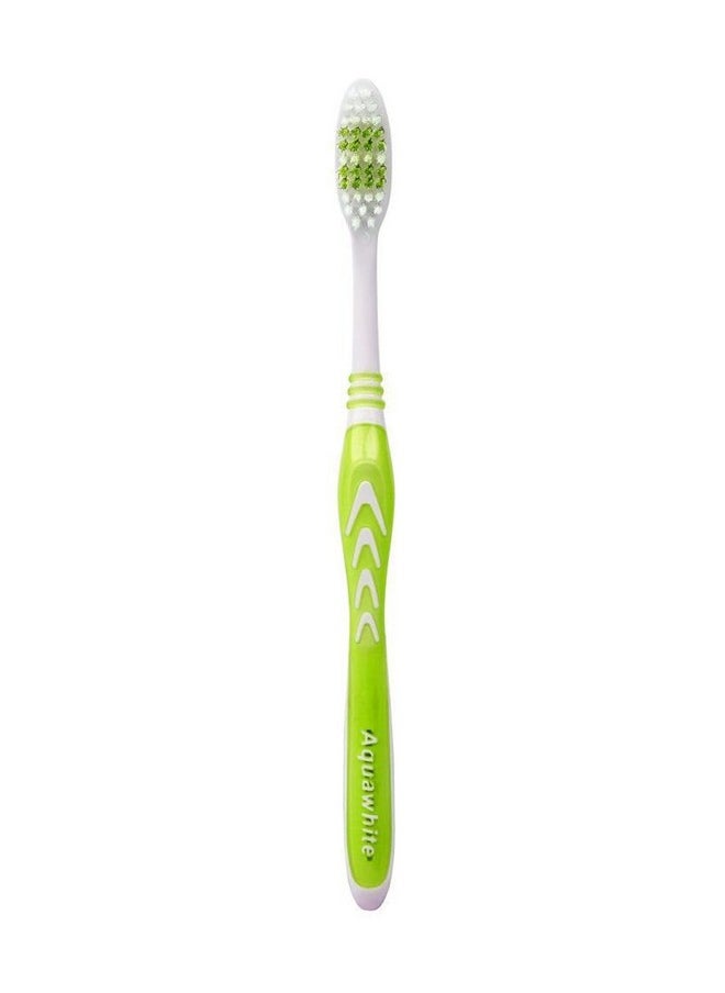 Adult Popular Flexi Manual Toothbrush, Medium Bristles, Pack Of 12. (Color May Vary)