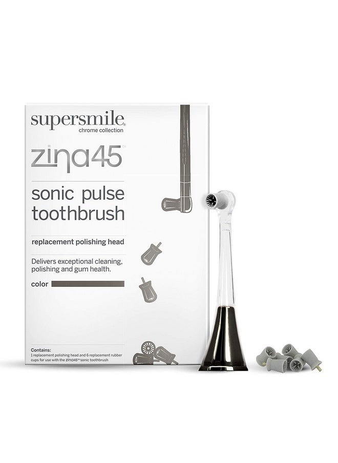 Zina45 Replacement Polishing Head For Sonic Pulse Toothbrush
