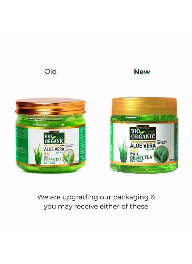 100% Natural, Pure Aloe Vera Gel For Skin And Hair - (175Ml*2=350Ml) Set Of 2