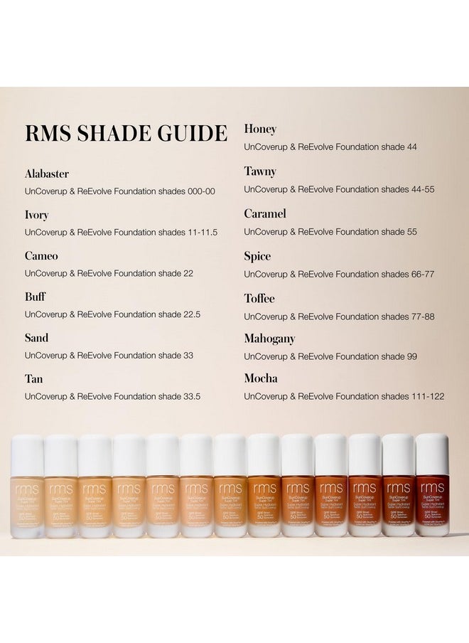 Suncoverup Super Tint Broad Spectrum Spf 50 Sunscreen - Skin Tint Non Nano Zinc Oxide Mineral Sunscreen, Glowy Tinted Moisturizer With Spf (Toffee)