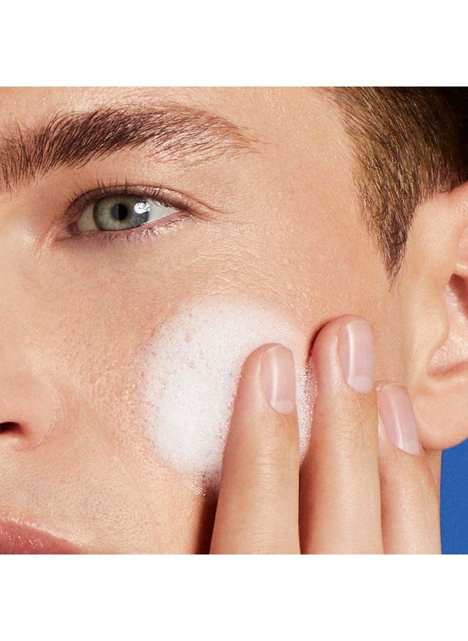 Homme Force Supreme Cleanser, Smoothing & Exfoliating Face Cleanser For Men With Blue Algae, Cedar Bud Extract & Exfoliating Micro-Particles, For Soft And Comfortable Skin, 4.2 Fl. Oz.
